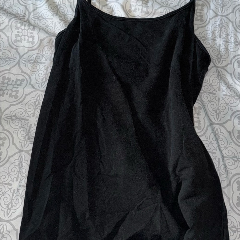 Time and Tru Black Sleeveless Top